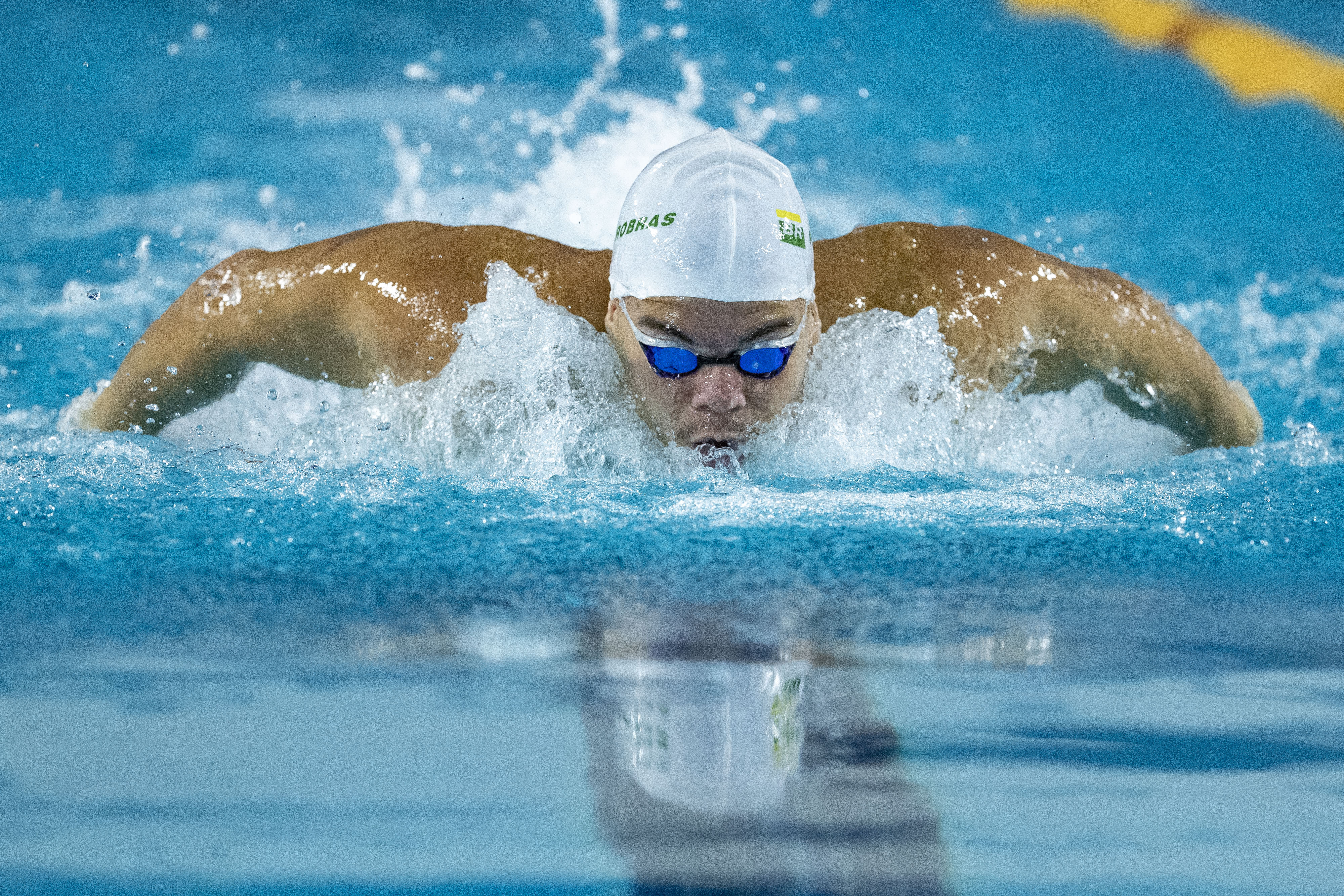 Gabriel Bandeira, competidor do Time Petrobras na natação paralímpica